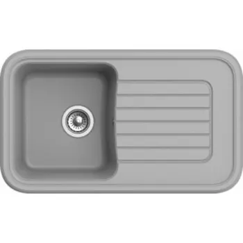 Кухонная мойка Ewigstein Antik A-60F серый металлик