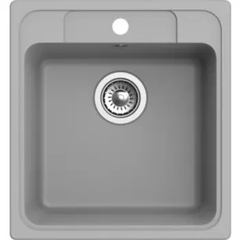 Кухонная мойка Ewigstein Elegant E-50 серый металлик