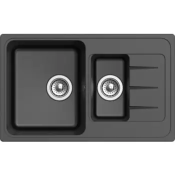 Кухонная мойка Ewigstein Elegant E-60KF черный
