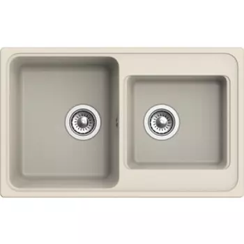 Кухонная мойка Ewigstein Elegant E-80D бежевый