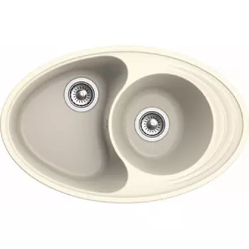 Кухонная мойка Ewigstein Elegant E-W90KF крем