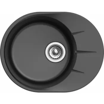 Кухонная мойка Ewigstein Rund R-45F антрацит