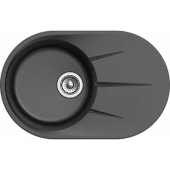 Кухонная мойка Ewigstein Rund R-50F антрацит