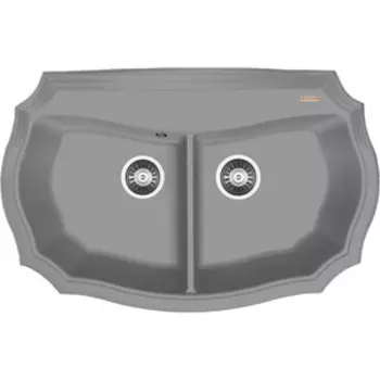Кухонная мойка Florentina Эмилия 870 грей Fs (20.365.F0870.305)