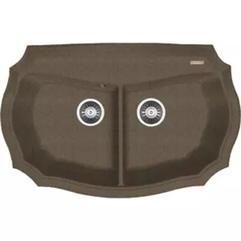 Кухонная мойка Florentina Эмилия 870 коричневый Fg (20.365.F0870.105)