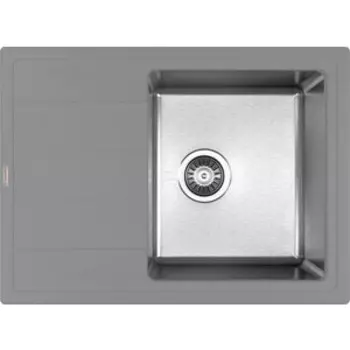 Кухонная мойка Florentina Комби 650 грей Fs (21.390.B0650.305)