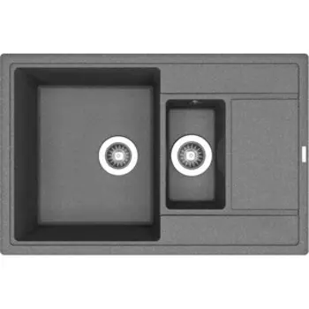 Кухонная мойка Florentina Липси 780K черный Fg (20.250.D0780.102)