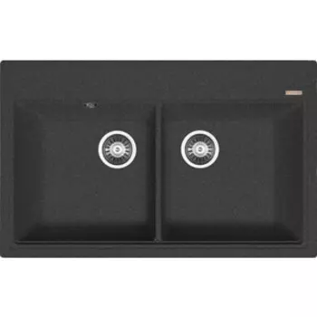 Кухонная мойка Florentina Липси 820 черный Fg (20.370.E0820.102)