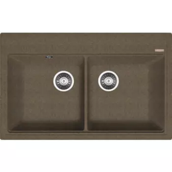 Кухонная мойка Florentina Липси 820 коричневый Fg (20.370.E0820.105)