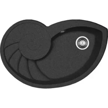 Кухонная мойка Florentina Наутилус 820 черный Fg (20.350.E0820.102)