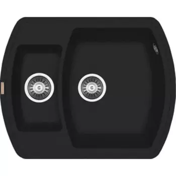 Кухонная мойка Florentina Нире 630K антрацит Fs (20.220.D0630.302)