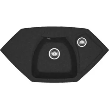 Кухонная мойка Florentina Сардиния черный Fg (20.150.D0980.102)