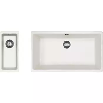 Кухонная мойка Florentina Вега 700/160 жасмин FS (22.435.E0700.201 + 22.300.00160.201)