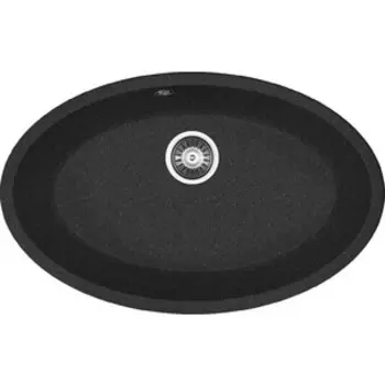 Кухонная мойка Florentina Вега Овал черный Fg (22.430.E0650.102)
