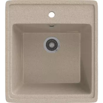 Кухонная мойка Gamma Stone GS-10-02 песочный, с сифоном