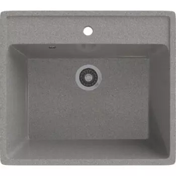 Кухонная мойка Gamma Stone GS-21-09 темно-серый, с сифоном
