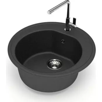 Кухонная мойка Glanz J-003-32 антрацит, матовая