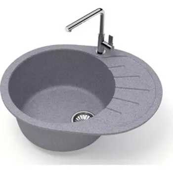 Кухонная мойка Glanz J-010-35 темно-серая, матовая