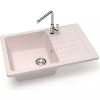 Кухонная мойка Glanz J-016-33 бежевая, матовая