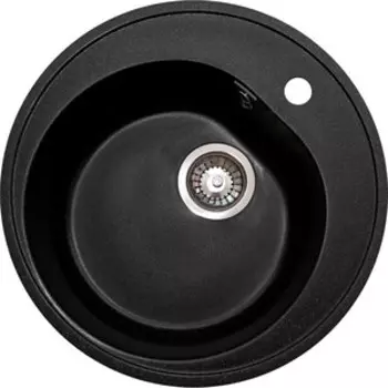 Кухонная мойка GranAlliance GA-10 черный 308 (GA-10-308)
