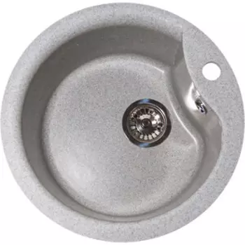 Кухонная мойка GranAlliance GA-12 серый 310 (GA-12-310)