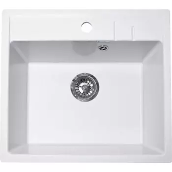 Кухонная мойка GranAlliance GA-21m белый 331 (GA-21m-331)