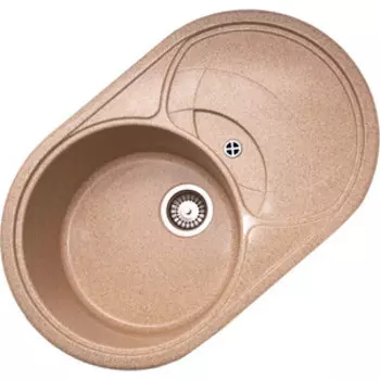 Кухонная мойка GranAlliance GA-31 песочный 302 (GA-31-302)
