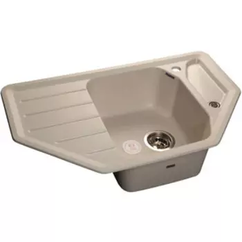 Кухонная мойка GranFest Corner GF-C800E белая