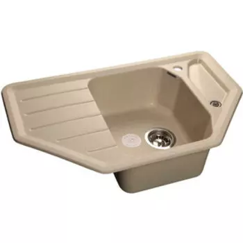 Кухонная мойка GranFest Corner GF-C800E бежевая