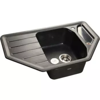 Кухонная мойка GranFest Corner GF-C800E черная