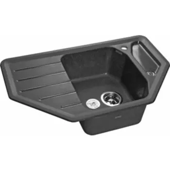 Кухонная мойка GranFest Corner GF-C800E графит