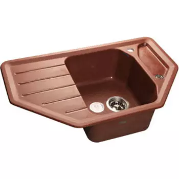 Кухонная мойка GranFest Corner GF-C800E красный марс