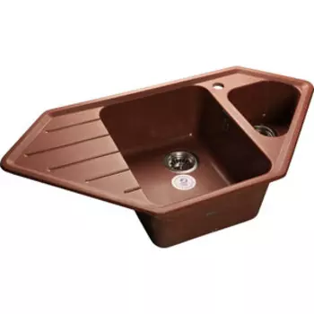 Кухонная мойка GranFest Corner GF-C950E красный марс