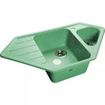 Кухонная мойка GranFest Corner Gf-C950E салатовая