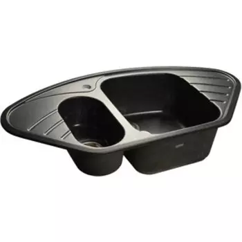 Кухонная мойка GranFest Corner GF-C960E черная