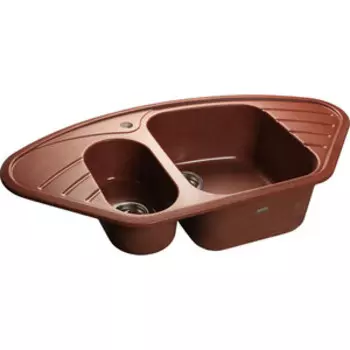 Кухонная мойка GranFest Corner GF-C960E красный марс