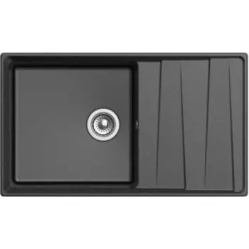 Кухонная мойка GranFest Level GF-LV-860L черная