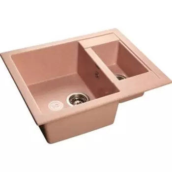 Кухонная мойка GranFest Quadro Gf-Q610K розовая