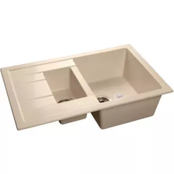 Кухонная мойка GranFest Quadro GF-Q775KL белая