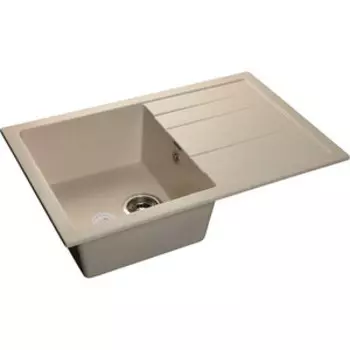 Кухонная мойка GranFest Quadro GF-Q780L бежевая