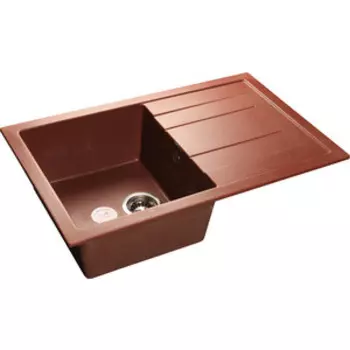 Кухонная мойка GranFest Quadro GF-Q780L красный марс