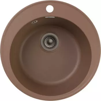 Кухонная мойка GranFest Quarz GF-Z08 с сифоном, терракот