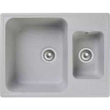 Кухонная мойка GranFest Quarz GF-Z09 с сифоном, серая