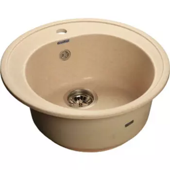 Кухонная мойка GranFest Rondo GF-R510 бежевая