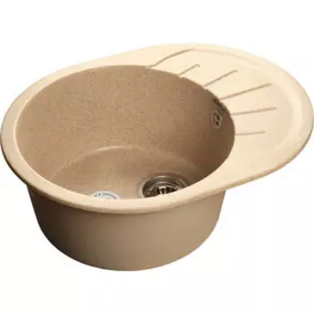 Кухонная мойка GranFest Rondo GF-R580L песочная