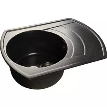 Кухонная мойка GranFest Rondo GF-R650L черная