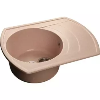 Кухонная мойка GranFest Rondo Gf-R650L светло-розовая