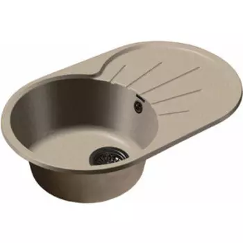 Кухонная мойка GranFest Rondo GF-R750L бежевая