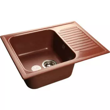 Кухонная мойка GranFest Standart GF-S645L красный марс