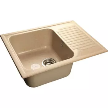 Кухонная мойка GranFest Standart GF-S645L песочная